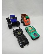 Lot Of (4) Children Toy Cars And Trucks Chuckie Cheese Batman - $224.48 MXN