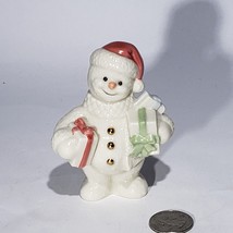 Lenox Twelve 12 Months of Snowmen December Figurine Christmas 2000 Presents - $12.95