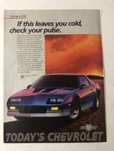 1980s Chevrolet Z28 Camaro Vintage Print Ad pa23 - $7.91