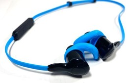 Wireless In-Ear Headphones, Blue/Black - $10.87