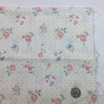 1/2 Yd Pink Floral Flowers Romantic Quilting Fabric - £7.18 GBP