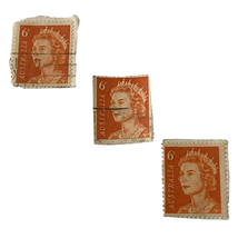 Australian Stamp 6c Queen Elizabeth II Issued 1970 Canceled Ungraded Orange - £5.37 GBP