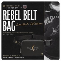 Washington Mystics Game Changers Rebel Edition Belt Bag 2024 - New! In h... - £15.41 GBP