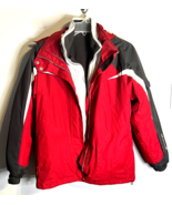 FREE COUNTRY 3 in 1 Women&#39;s Radiance SKI Jacket/Coat Red Black Medium - $22.97