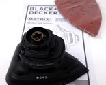 BLACK &amp; DECKER BDCMTS MATRIX SANDER ATTACHMENT W/PAPER - NEW - $34.98
