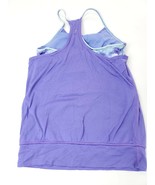 Ivivva Athletica Tank Top Girls Lululmon Kids Size 10 Gray Purple Sports... - $34.21 CAD