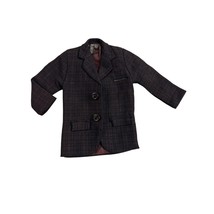 Vintage early clone brown plaid jacket for Ken‑style 12&quot; dolls - $186.21 MXN