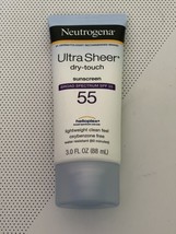 New Neutrogena Ultra Sheer Dry-Touch Sunscreen Lotion SPF 55 UVA/UVB Protection - $11.87