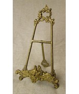 Pretty Vintage,Cast Brass, Baroque Style Display Easle [A] - £29.81 GBP