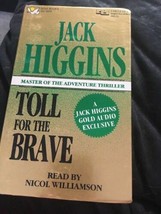 Jack Higgins Toll Pour The Brave Read Bu Nicol Williamson Audio Cassette - £45.64 GBP