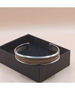 Sterling Silver and 12K GF Cuff Bracelet, TAHE - $205.15 CAD