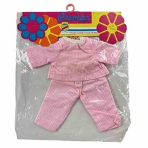 Vintage PREMIER Togs 11”-12” Baby Doll Pajama Girl Pink Clothes Outfit 1960’s - £12.51 GBP