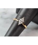 Womens Vintage Estate 14K Gold Marquise Diamond Engagement Ring 2.5g #E1842 - €1.113,37 EUR