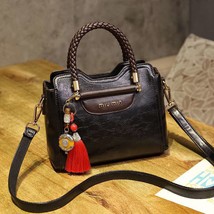 Pure Leather Bag Women&#39;S New Fashion Versatile Kelly Bag Soft Leather On... - $225.00