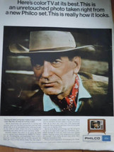 Philco Color TV Print Magazine Advertisement 1967 - £4.71 GBP