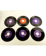 Les Paul &amp; Mary Ford, Lot of 6 Vintage 45 RPM Records, Jazz Guitar, VG, ... - £10.10 GBP