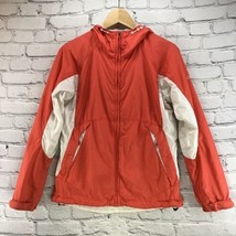 Columbia Womens Sz S Omni-Shield Jacket Coral Pink Windbreaker Coat Flaw - $14.84