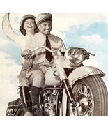 Harley Davidson World Champion Advertisement 1948 Motorcycle Ephemera LG... - $67.90 CAD