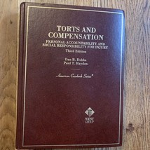 Torts And Compensation 3rd Edition Casebook Dobbs &amp; Hayden - $5.60