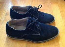 Banana Republic Men&#39;s Size 8 Navy Suede Oxford Lace Up Shoes  - £21.35 GBP