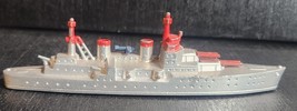 TOOTSIETOY VINTAGE WWII BATTLESHIP DESTROYER NAVY DIECAST ORIGINAL 5.5&quot; ... - $15.81