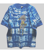 Jethro Tull Living The Past 2002 Tour Blue Tie Dye Vintage Concert T-Shi... - $62.33