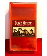 Vintage Dutch Masters Hinged Cigar Box Red Plastic 10 Presidents Valet P... - $130.76 MXN
