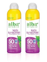 Alba Botanica Kids Sunscreen for Face and Body, Tropical Fruit Sunscreen Spray f - £34.47 GBP