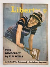 VTG Liberty Magazine June 10 1939 The Democracy by H. G. Wells No Label - £7.55 GBP