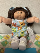 Vintage Cabbage Patch Kid Girl Second Edition Head Mold #1 Brown Hair &amp; ... - £144.88 GBP