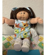 Vintage Cabbage Patch Kid Girl Second Edition Head Mold #1 Brown Hair &amp; ... - £155.84 GBP