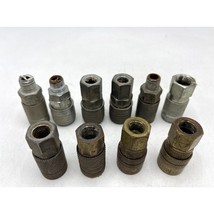 Lot of 10 Industrial Air Coupler Milton Dayton etc. - $34.64