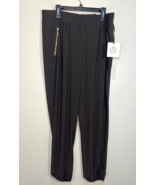 Chico&#39;s Womens Brown Cocoa Bean Knit Kit Jogger Pants Chico size 1 Ankle... - €22,05 EUR