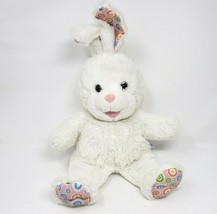 17&quot; KIDS OF AMERICA 2009 WHITE BUNNY RABBIT STUFFED ANIMAL PLUSH TOY LOV... - £29.61 GBP