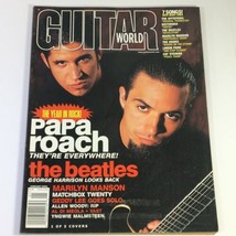 Guitar World Magazine January 2001 - Papa Roach, Marilyn Manson &amp; Geddy Lee - £9.09 GBP