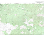 Slidy Mountain, Nevada 1969 Vintage USGS Topo Map 7.5 Quadrangle Topogra... - $23.99