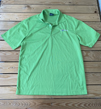 nike golf men’s dri fit Embroidered short sleeve polo shirt size M green M9 - £11.14 GBP