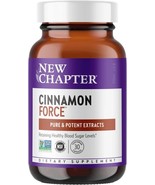 New Chapter Cinnamon Supplement - Cinnamon Force 30 Tablets ~ Exp 2027+ - €16,03 EUR