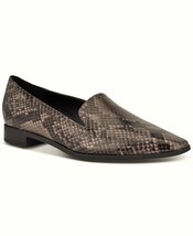Marc Fisher Bravi Dark Snakeskin Print Almond-Toe Low Heel Loafers 7.5 &amp; 8 New - £15.97 GBP