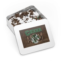 Jigsaw Puzzle in Tin, Cheer Mom, Green, Personalised/Non-Personalised, awd-337 ( - £28.31 GBP+