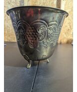 Vintage 1950&#39;s Dutch Brass 3 Foot Planter - €21,03 EUR