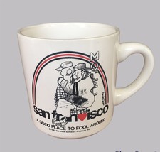 Vtg San Francisco Is For Lovers Cartoon Mug Coffee Cup by Dick Guindon - £11.00 GBP
