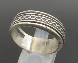 925 Sterling Silver - Vintage Infinity Knot Spinner Fidget Ring Sz 11 - ... - £38.75 GBP