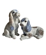 Porcelain Dog Figurines - Blue and Brown, A Pair from the Loire Valley, ... - $1,606.29 MXN