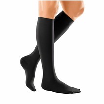 Duomed Soft Class 2 18-24 mmHg Below Knee Closed Toe XXL Black - 3882099 - £23.61 GBP