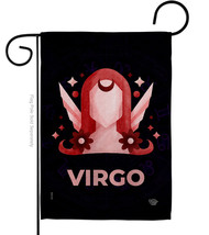 Virgo Garden Flag Zodiac 13 X18.5 Double-Sided House Banner - $19.97