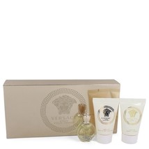 Versace Eros by Versace Gift Set -- .17 oz Mini EDP + .8 oz Shower Gel + .8 oz B - $876.79 MXN