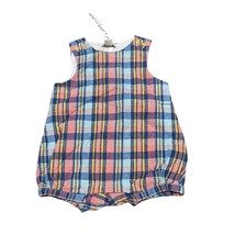 NWT JANIE AND JACK Plaid Bubble Romper Size 3-6 Months - $374.14 MXN