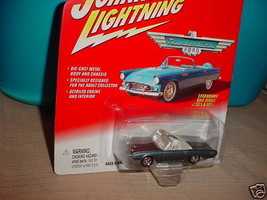 Johnny Lightning 1961 Thunderbird Convertible Blue Charcoal Free Usa Shipping - £8.48 GBP