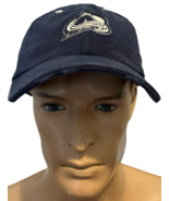 VTG 1995 Zephyr Zhats NHL Colorado Avalanche Hook/Loop Adjustable Navy B... - $11.69